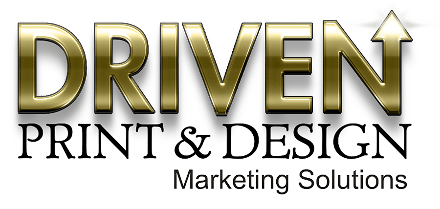 DRIVEN print and design logo